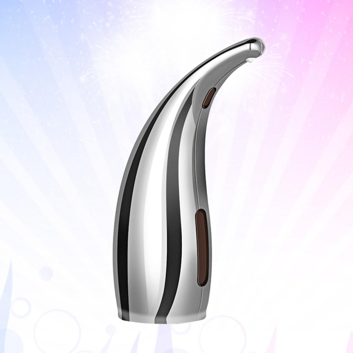 STOBAZA Dispensador de Jabón Automático sin Contacto Abs para Cocina y Baño, Capacidad 300ml, Salida Ajustable y Manos Libres, sin Batería
