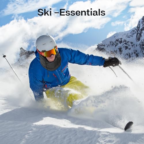 Joyoldelf FBA_RZ-HL12-75GO Ski Mask For Men Women Balaclava Face Mask Full Face Mask Breathable Sports Mask- Black thumb #4