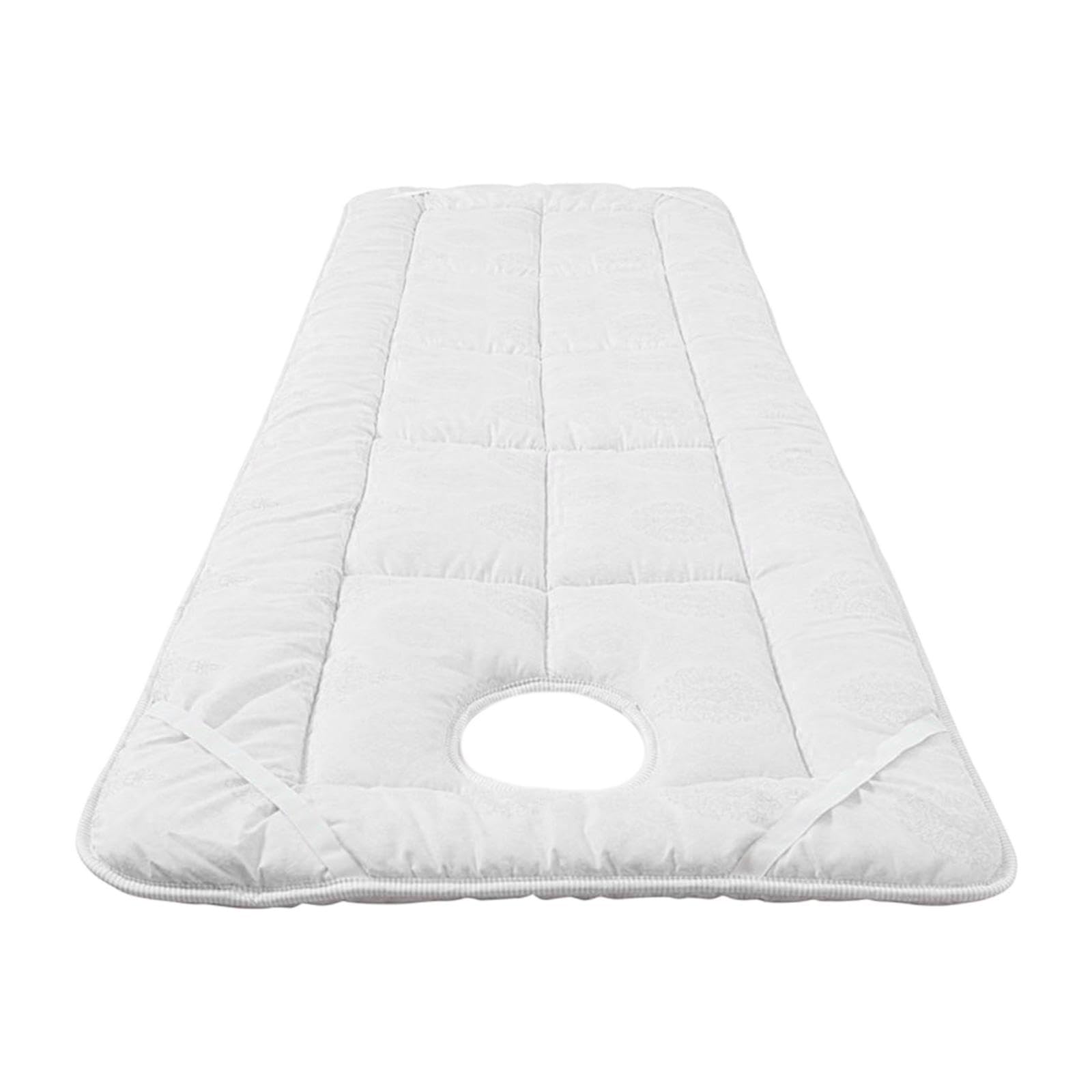 Beauty Salon Sheets, Beauty Massage Bed Cover, Bed Sheets with Face Breath Hole SPA Table Cover Massage Supplies, White