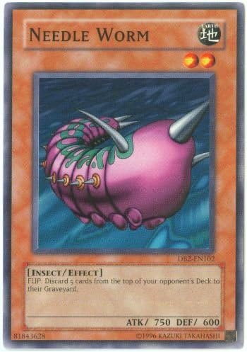 Yu Gi Oh DB2-EN102 Dark Beginning 2 NEEDLE WORM Common Card