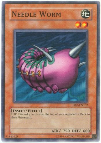 Yu Gi Oh DB2-EN102 Dark Beginning 2 NEEDLE WORM Common Card : Toys & Games