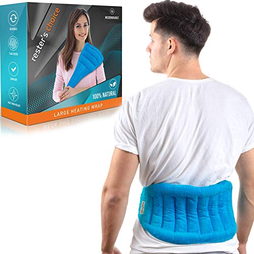Microwave Heating Pad for Back Pain Microwavable | Heat Wrap for Back, Legs