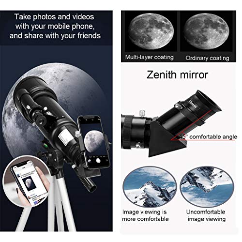 Telescopio Astronómico Infantil ARCH 70mm Apertura 400mm AZ miniatura 7