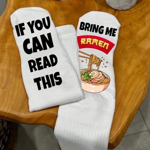 Ramen Noodle Socks – Funny Foodie Gifts for Men and Women3