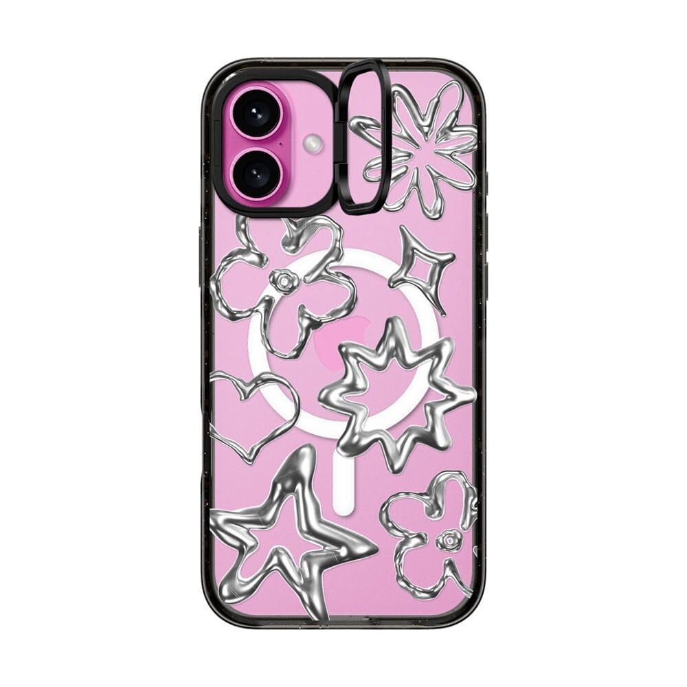 Best Buy: CASETiFY Impact Ring Stand Case With MagSafe For Apple IPhone 15 Pro Max Clear Black