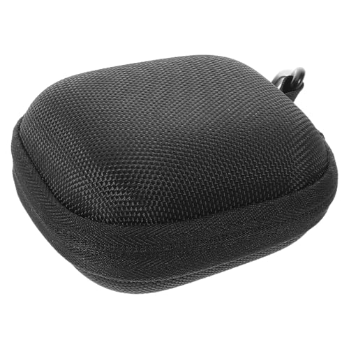 SEWACC Estuche Portátil Rígido para Maquinilla de Afeitar Manual Negro Organizador Compacto Compartimentos para Afeitado Bolsa de Viaje Resistente para Recortadora y Accesorios de