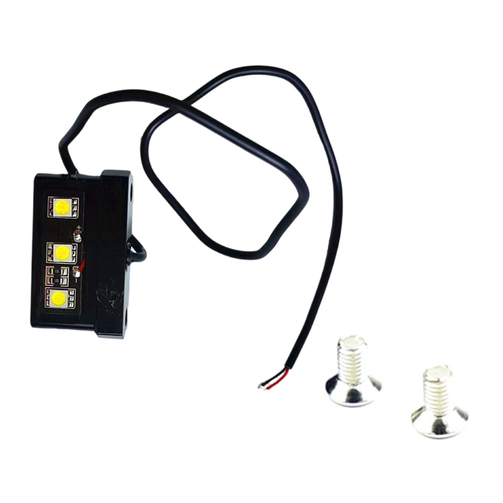 Luce targa a LED per moto, accessori per moto, luce posteriore per targa e targa