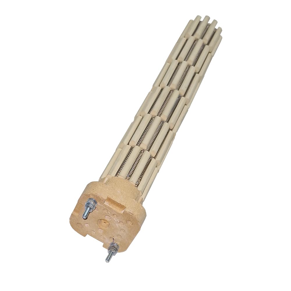 Resistencia ceramica termo electrico 1500W - 230V - Diametro 47x6 Piedras - Longitud 320mm +-5mm