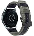 Produktbild OTOPO für Gear S3 / Galaxy Watch 46mm Armband & Huawei Watch GT / GT Active / GT 2 Armbands, 22mm Nylon Ersatz Riemen Bänder Armband für Samsung Galaxy Watch 46mm / Gear S3 Smartwatch - Armee Grün