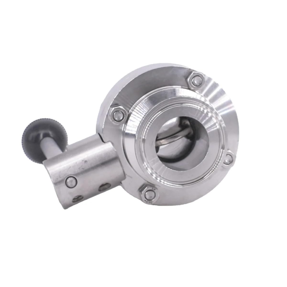 AWWVRLMM Fit 19mm-108mm Pipe OD x 1.5" 2" 3" 4" Tri Clamp Flow Control SUS 304 316L Stainless Beer Brewing Home