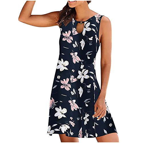 Sommerkleid Damen, Blumen Dress Strandkleid Sale Festliche Kleider für...