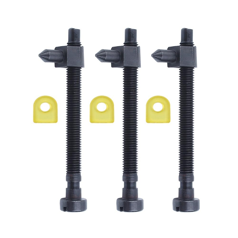 Juego de 3 tornillos tensores cadena for 50, 51, 51EPA, 55, , Rancher 242, 246, 340 y 3454. Repuestos for motosierra 501546301