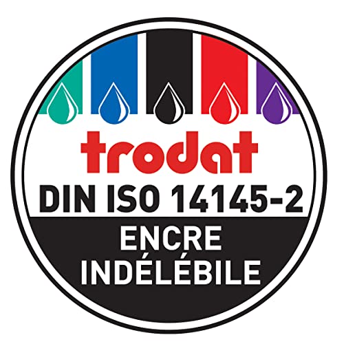 Tampon CERTIFIÉ CONFORME Trodat 4912 encre bleue pour documents - 6