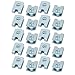 Aexit M4 15mmx11mm Home Hardware Iron White Zinc Plated Extruded U Nut Clip 20pcs Model:35as131qo479