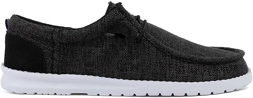 Miniatura 2 de Nautica Mocasines cómodos para hombre, zapatos náuticos sin cordones, ligeros, casuales, elásticos, tenis Rushford