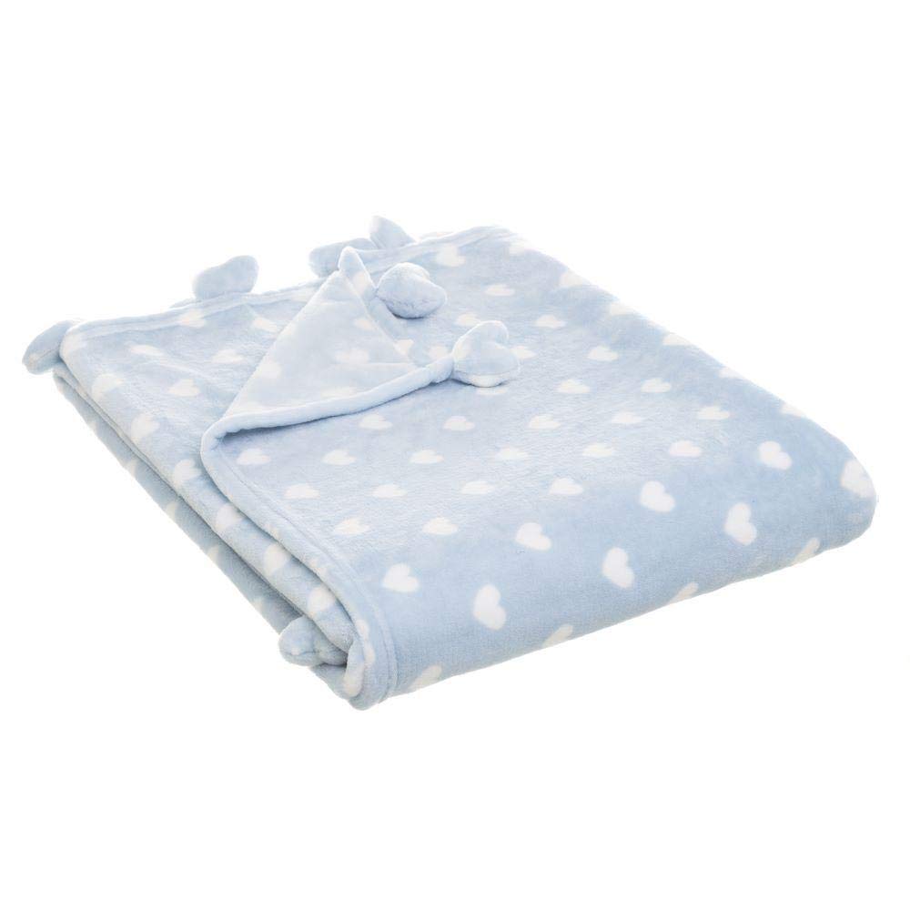 UNIMASABlanket Sofa Flannel Polyester Blue 130 x 160 cm (49995), 130 x 160 cm