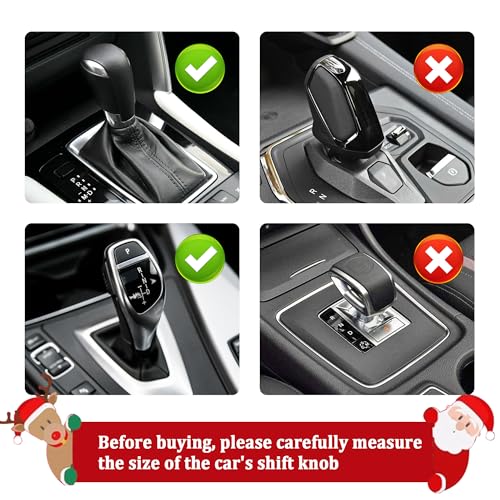 Image of OFBAND Hoodie Car Gear Shift Cover,Christmas Car Decor Gear Shift Knob Cover for Manual /Automatic Shift Knob,Universal Interior Car Accessories Hoodie for Gearr Shifter Knobs (Christmas Red)