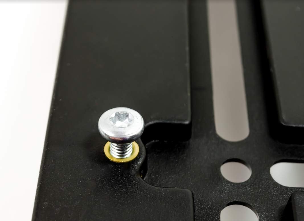 10 Universal License Plate Tag Holder Mount Mounting Relocator Adapter for Front Bumper Kit Brackets AUTO CAR Truck (Each with 2 Screws + 4 Bolts & 4 Built in Nuts) Soporte de matrícula (10)