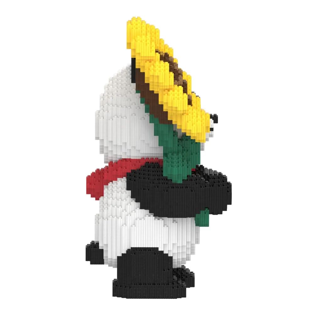 Mikro Tier Baustein Set, 10000+ Teile Mini Pandabär Bausatz Bauspielzeug, Tier Home Office Decor Geschenke für Erwachsene (C)