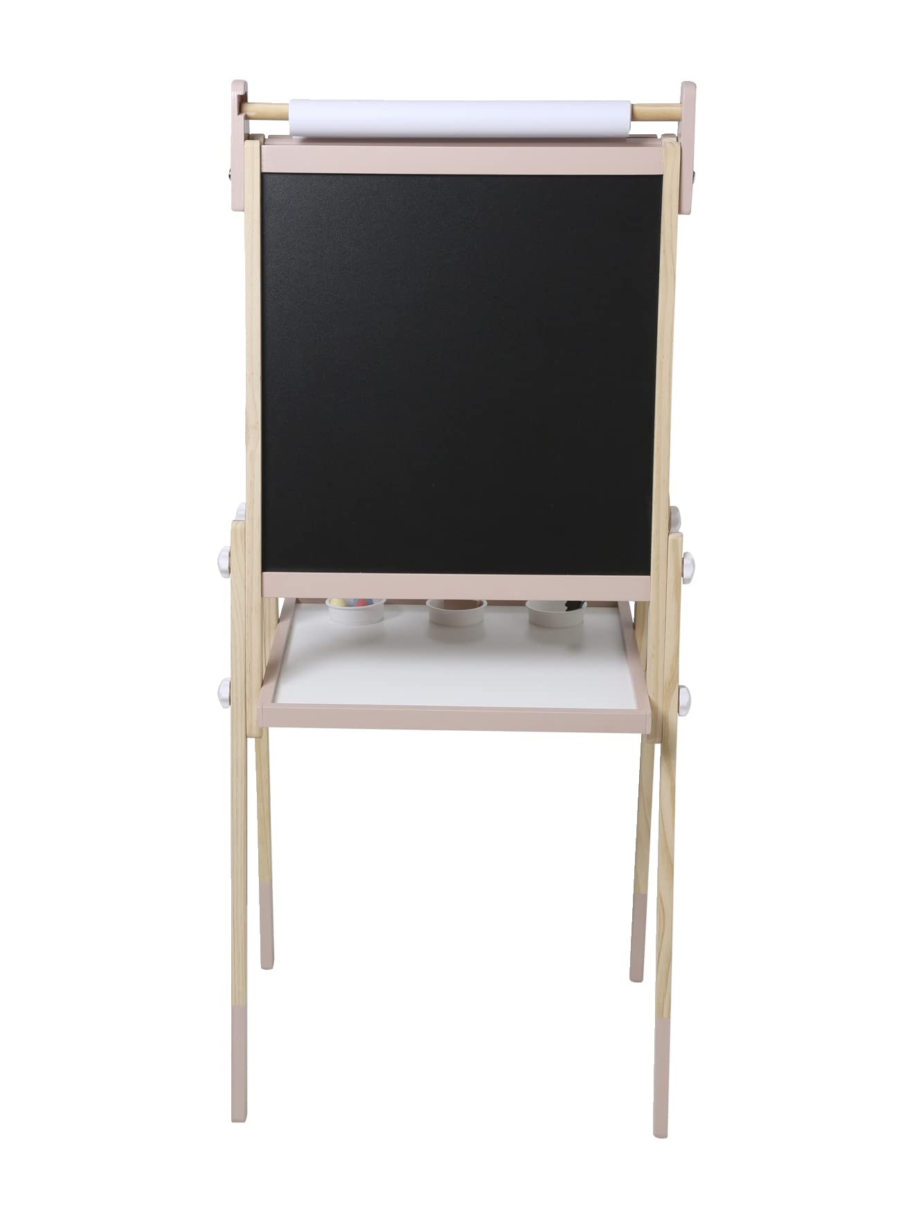 VERTBAUDET Jeu Enfant Tableau Pliable et Réglable Bois FSC Rose TU