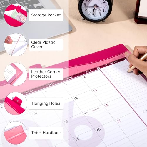 Image of Yoment Desk Calendar 2026-2027, 17 inch x 12 inch, from Now - Dec 2027(18 Months)
