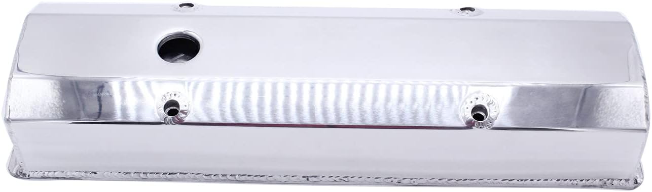 Tall Valve Covers 1/4" Billet Rail Compatible for SBC 283 302 305 327 350 383 400