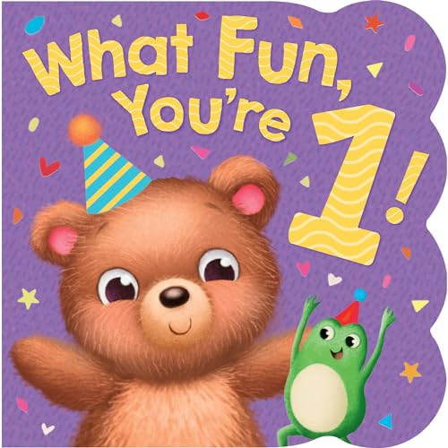 What Fun, You’re 1! – Baby’s First Birthday Picture Board Book | Adorable Rhymes with Cute Animals | Celebrate Milestones with Colorful...
