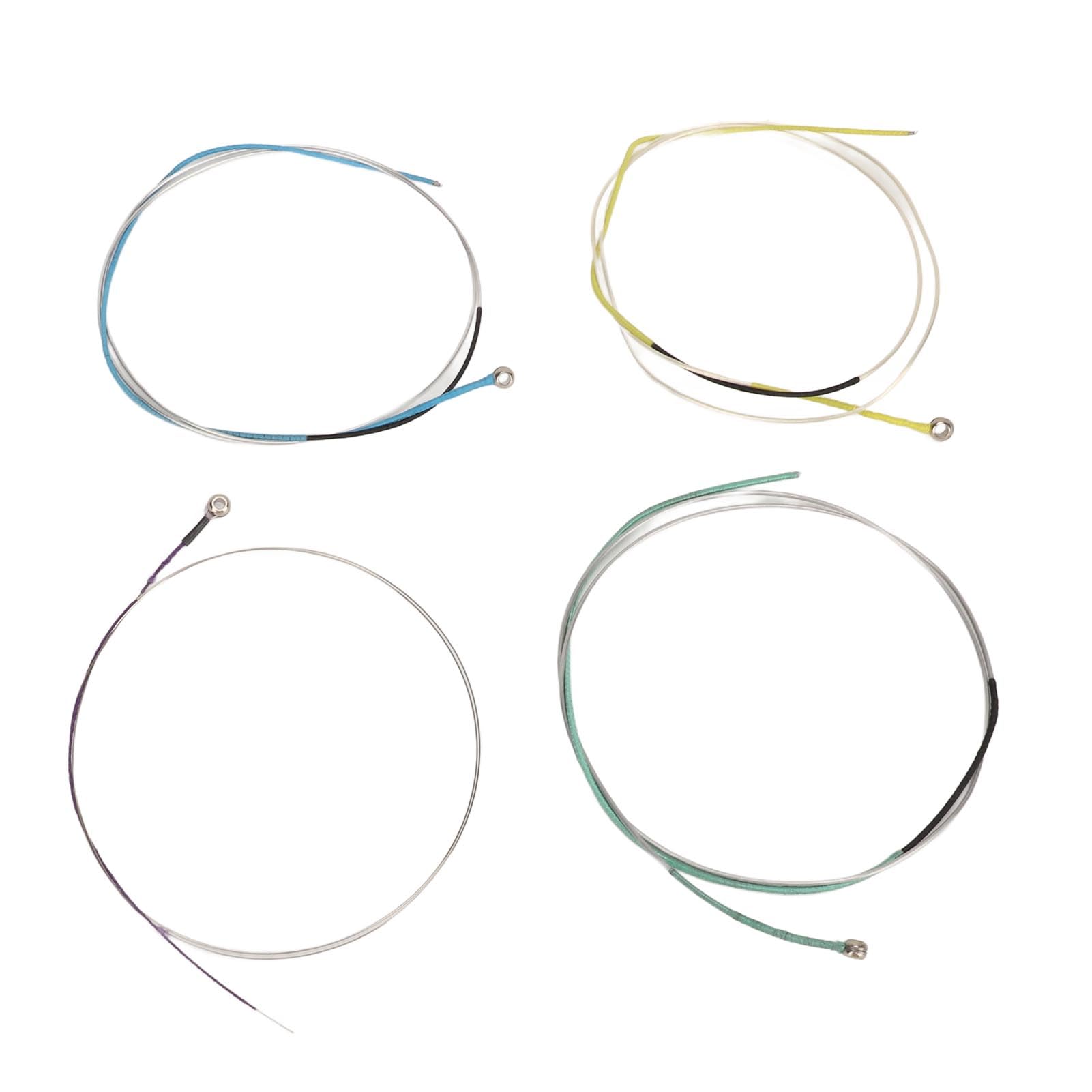 Corde per Violino da 12 Pezzi con Nucleo in Nylon, Avvolgimento in Acciaio Inossidabile e Sostituzione della Corda in Lega di Alluminio Mg per Dimensioni 1/2 1/4 3/4 4/4 (AV33)