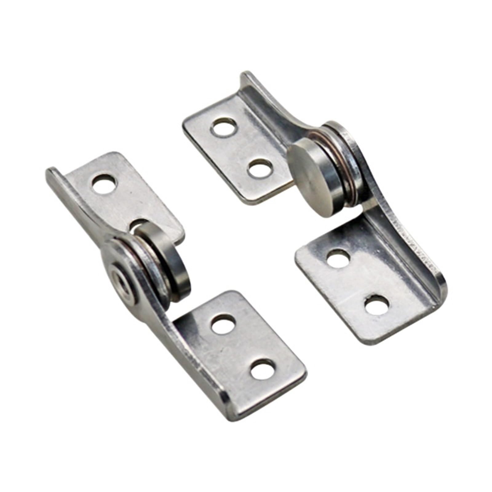 Douknail Small-(2.0N.m)-Lr L-Shaped Damping Hinge For Equipment Stainless Steel Torque - Any Angle Positioning Free-Stop Pivot 1Pcs(Small-(2.0N.m)-Lr)