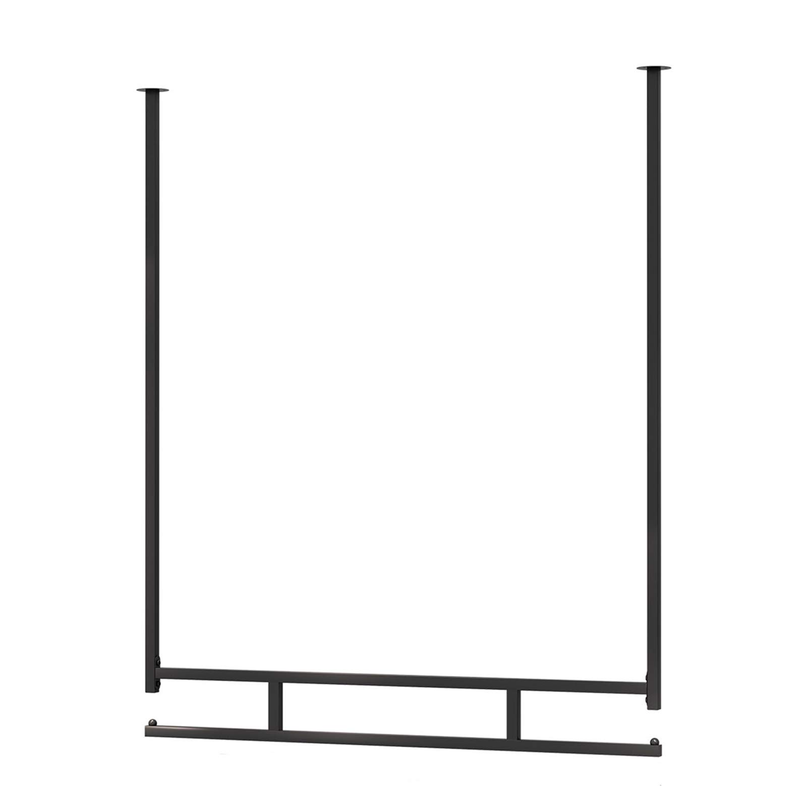 JKJZSALJ Heavy Wall-Mounted Metal Garment Rack, Commercial Clothing Store Display Rack Suspended Ceiling Hanger, Clothes Hanger Rod For Retail Stores,C
