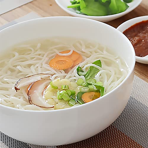 Houlu 60 Oz Large Soup Bowls, 8 Inch Pho Bowls, Off White Porcelain Large Ramen Bowl Set Of 3 #TOP3