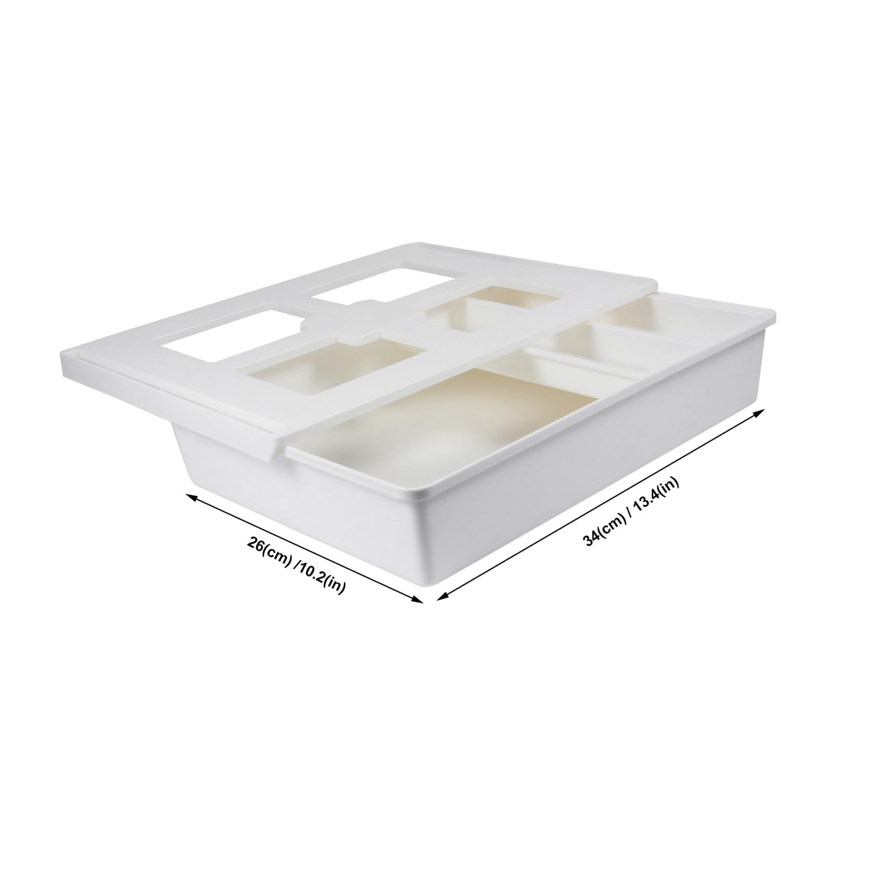 jojofuny Sottotavolo Portapenne Estraibile Organizer Per Cancelleria Articoli Per Ufficio Realizzato in Abs e Pp Capiente e Robusto Per Lungo Termine