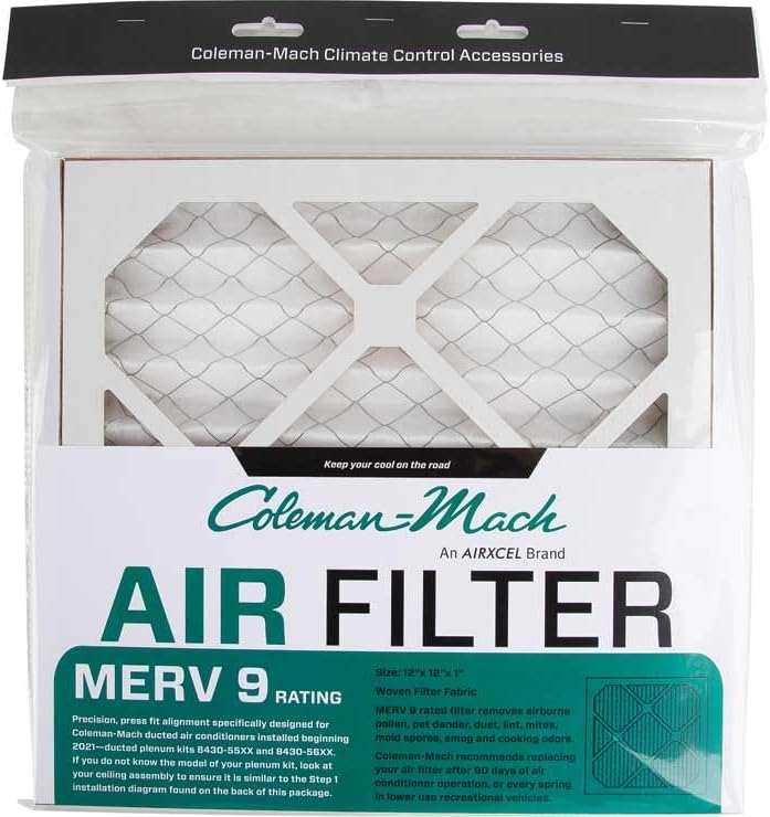 Coleman-Mach MERV 10 Ducted Ceiling Assembly Filter, Air Filter Replacement, ‎12" x 12" (8430-3823)