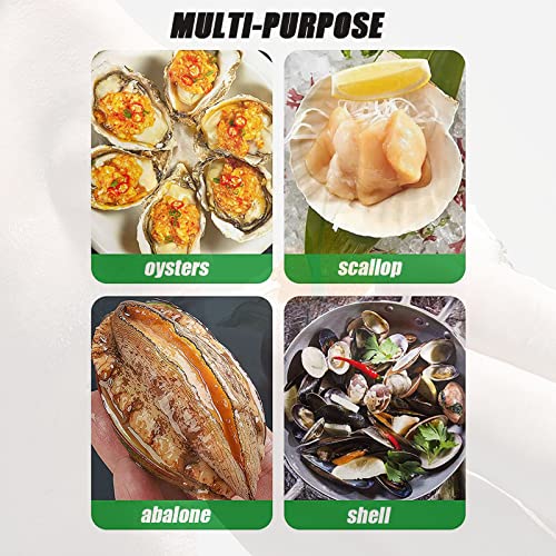 Set di utensili per ostriche in acciaio inossidabile, apri ostriche manuale per aprire facilmente ostriche, vongole, crostacei, capesante a casa