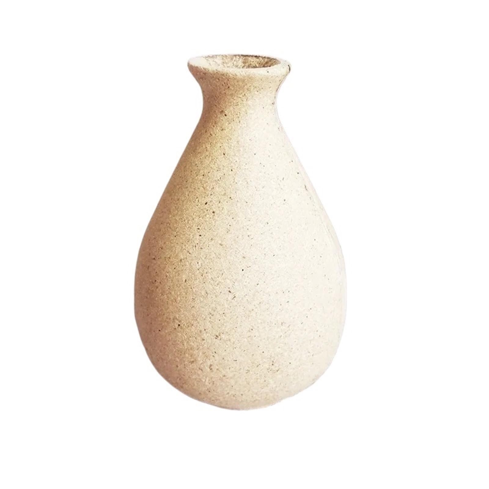Geometric Vases Wooden Flower Vase Retro Table Decorative Dried Arrangement Pot Aesthetic Home Desktop Ornaments(Flower Vase S2)