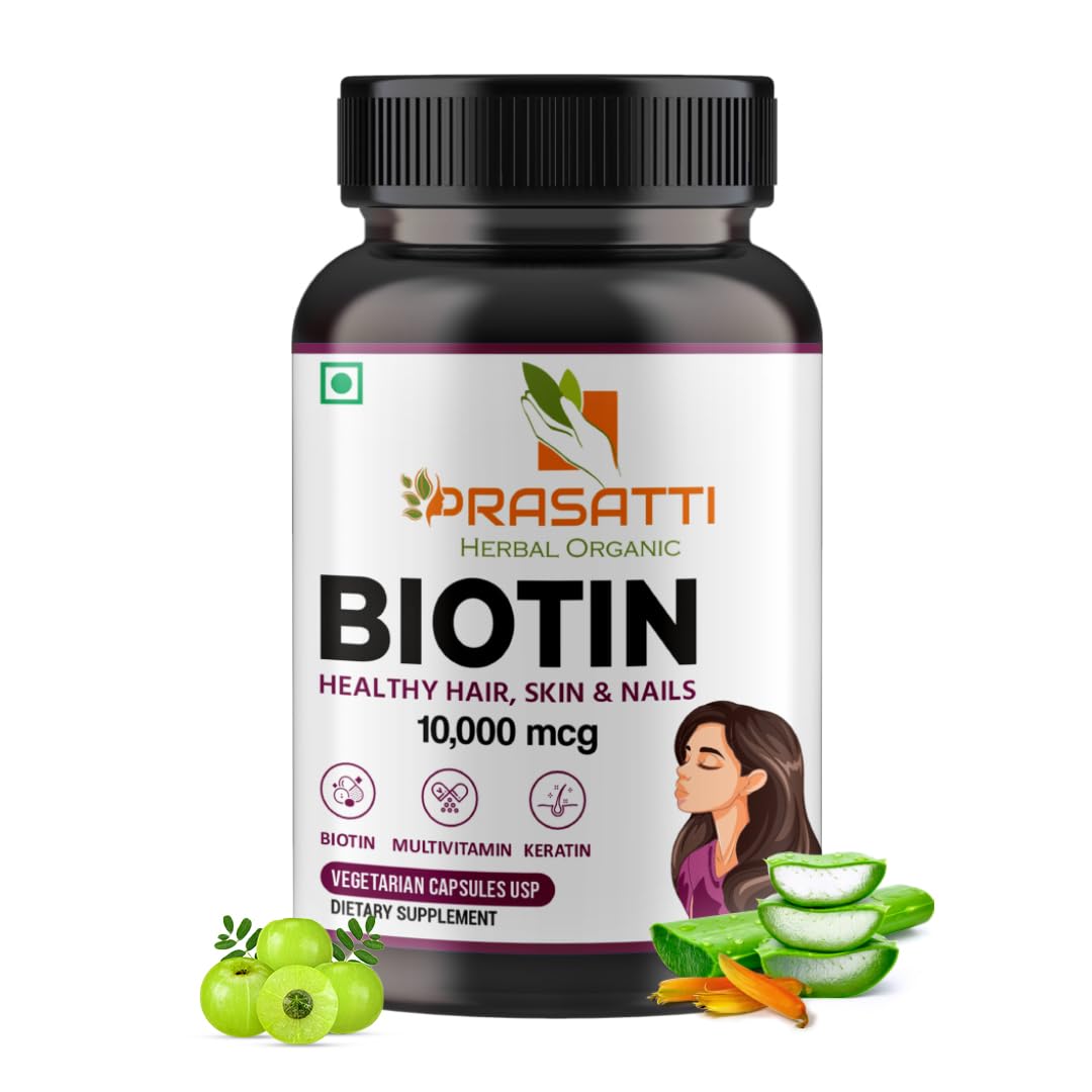See full amazon price history chart for Prasatti Herbal Organic Plant Based Biotin for Glowing Hair and Skin | Biotin Supplement for Men and Women with Fastest Hair Growth with DHT Blockers and Vitamin B7-90 Veg Capsules Prasatti Herbal Organic Plant Based Biotin for Glowing Hair and Skin | Biotin Supplement for Men and Women with Fastest Hair Growth with DHT Blockers and Vitamin B7-90 Veg Capsules (B0CRKMRXKN) Amazon Price History, Amazon Price Tracker