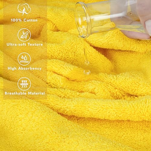 Image of American Soft Linen 100% Cotton Luxury Turkish Towels, 2PC 35x70 Bath Sheet | Soft Absorbent Quick Dry OEKO Tex Standard 100 Certificated Durable Machine Washable Breathable Premium Hotel Quality