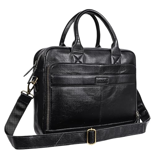 Bolso para Laptop de Cuero TRISKY miniatura 1