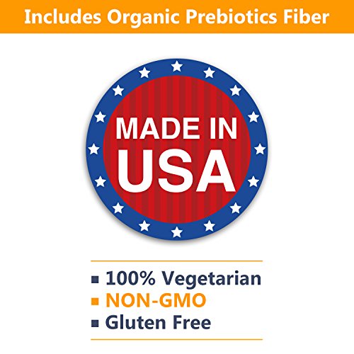 NewRhythm Probiotics 50 Billion CFU 20 Strains, 60 Veggie Capsules, Targeted Release Technology, Stomach Acid Resistant, No Need for Refrigeration, Non-GMO, Gluten Free