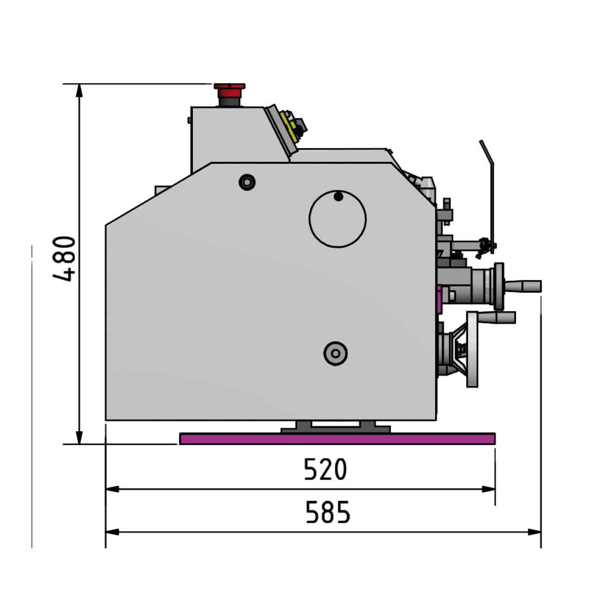 Torno completamente equipado TU 2304
