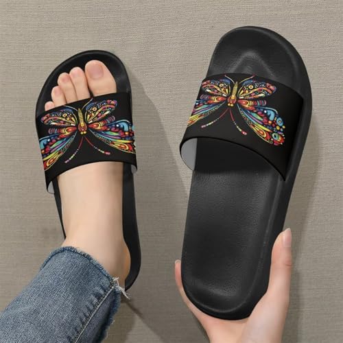 Summer Slides for Women Men Teens Soft EVA Slippers Waterproof Pool Beach Shoes Quick Dry Non Slip Shower Sandals US Size 5.5-12.54