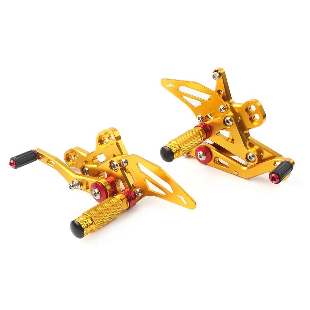 Repose-pieds réglables moto pour les balades sportives en honda cb650f et cbr650r