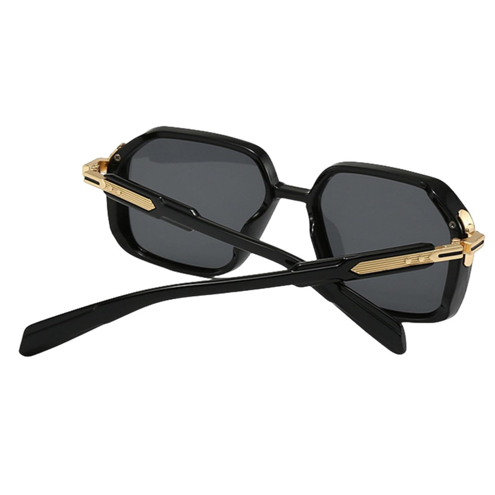 Occhiali da sole retrò da uomo, UV400, moda donna, rivetti sfumati