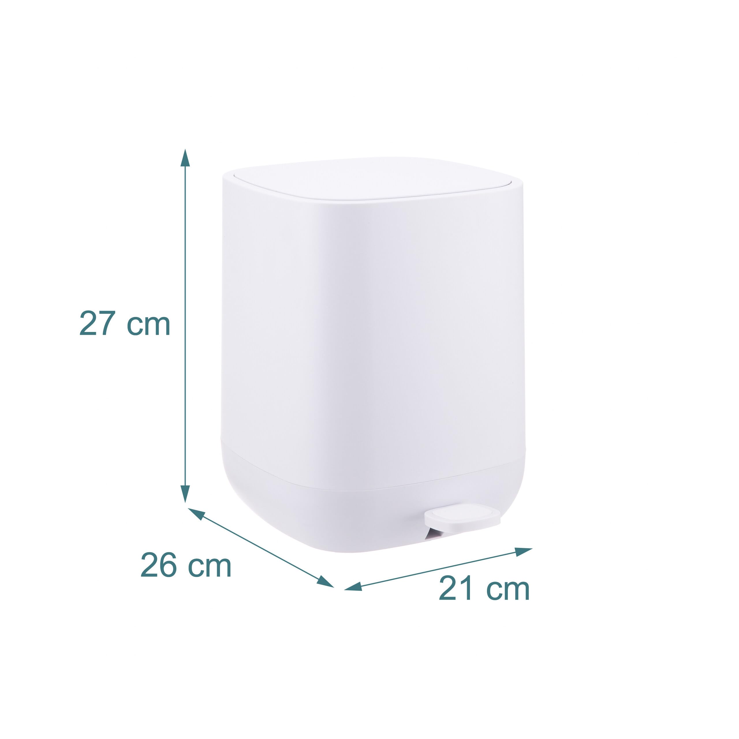 Relaxdays Cestino, 9 L, Chiusura Soft-Close, Secchio Interno Rimovibile con Manico, plastica