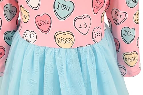 Image of Girls Long Sleeve Tulle Tutu Dresses for Kid and Toddler