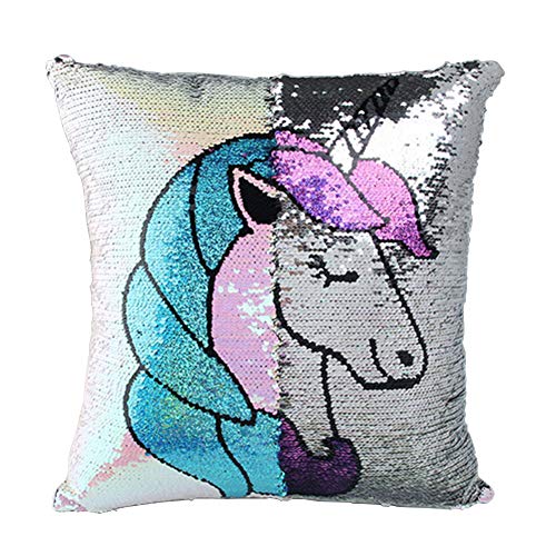 Wilk El Tiro Patrón Funda de Almohada Cubierta Decorativo del hogar de Las Lentejuelas del...