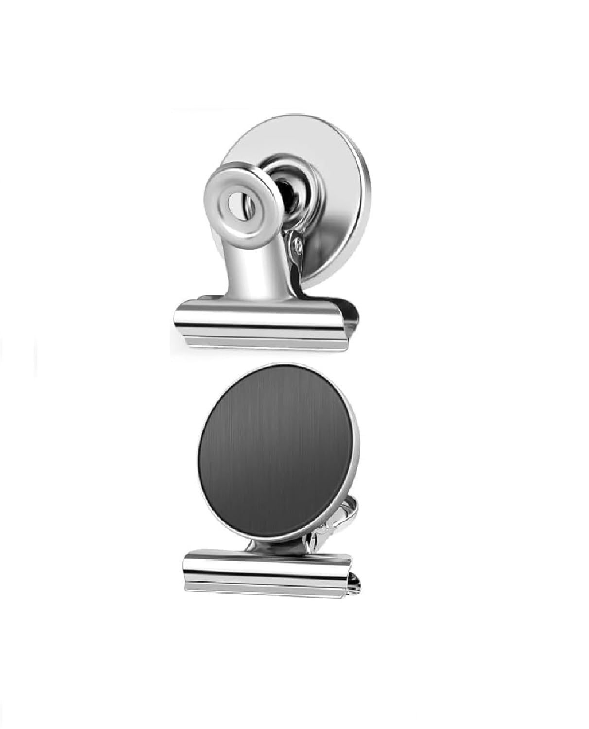 Fridge Magnets Refrigerator Magnets Strong Magnetic Clips, Magnet Clips Heavy Duty, Whiteboard Magnet Magnetic Paper Clips for Home, School, Office, Teaching, Locker (2 pcs)(Silver)-image-6