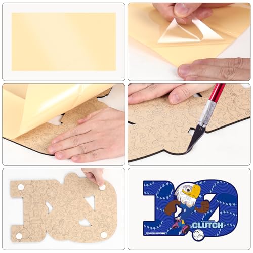 Image of WOODLUX FIFA 2026 World Cup USA Mascot The Bald Eagle 150 Pieces Wooden Puzzles for Kids & Adults, Irregular Shape Jigsaw Puzzle, 5MM Thick, Officially Licensed Product