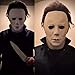 Boolavard 2Pcs Michael Myers Masks Knife Set Halloween Horror Cosplay Costume Latex Props