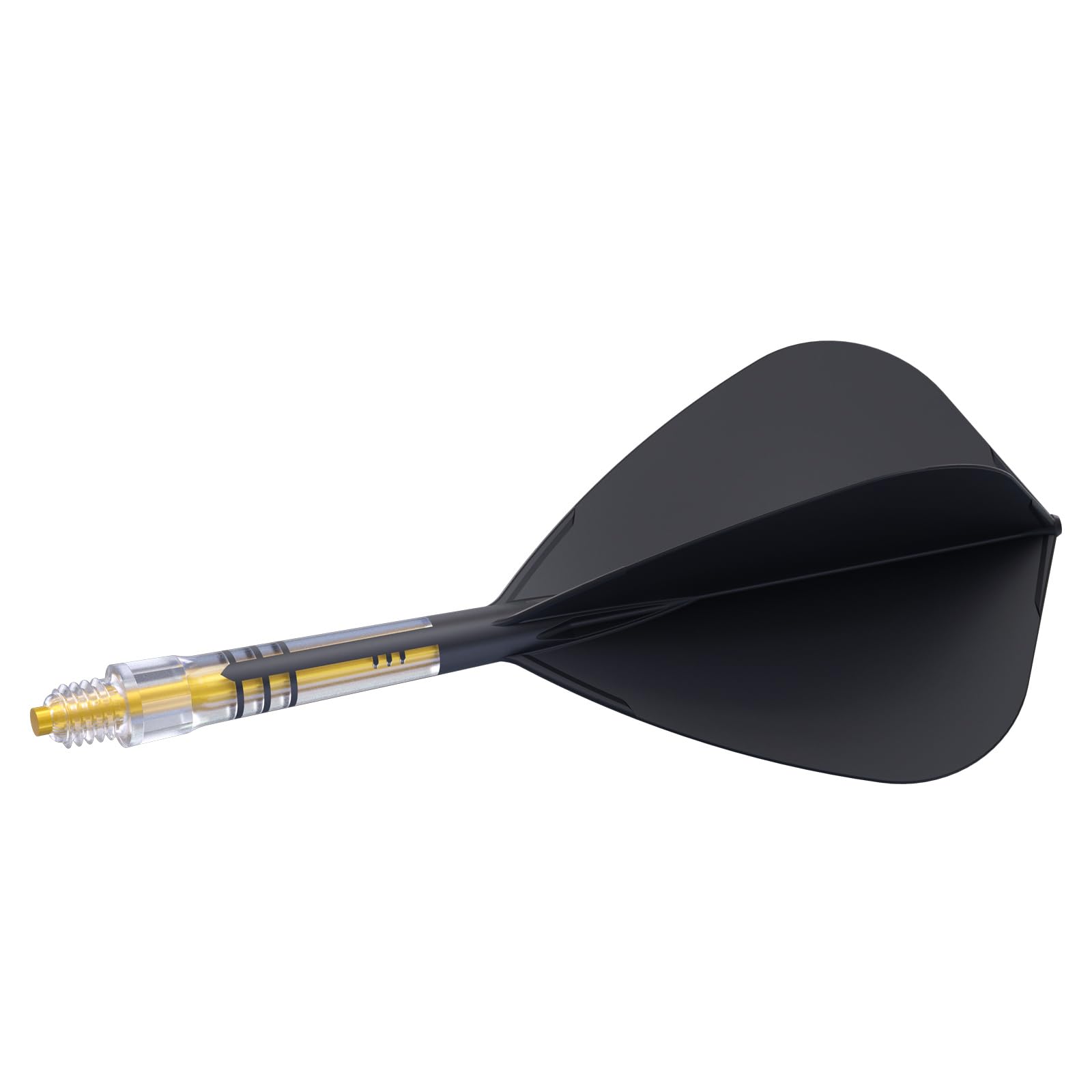 CUESOUL ROST T19 Carbon Integrated Dart Shaft and Flight,Kite Shape,Set of 3